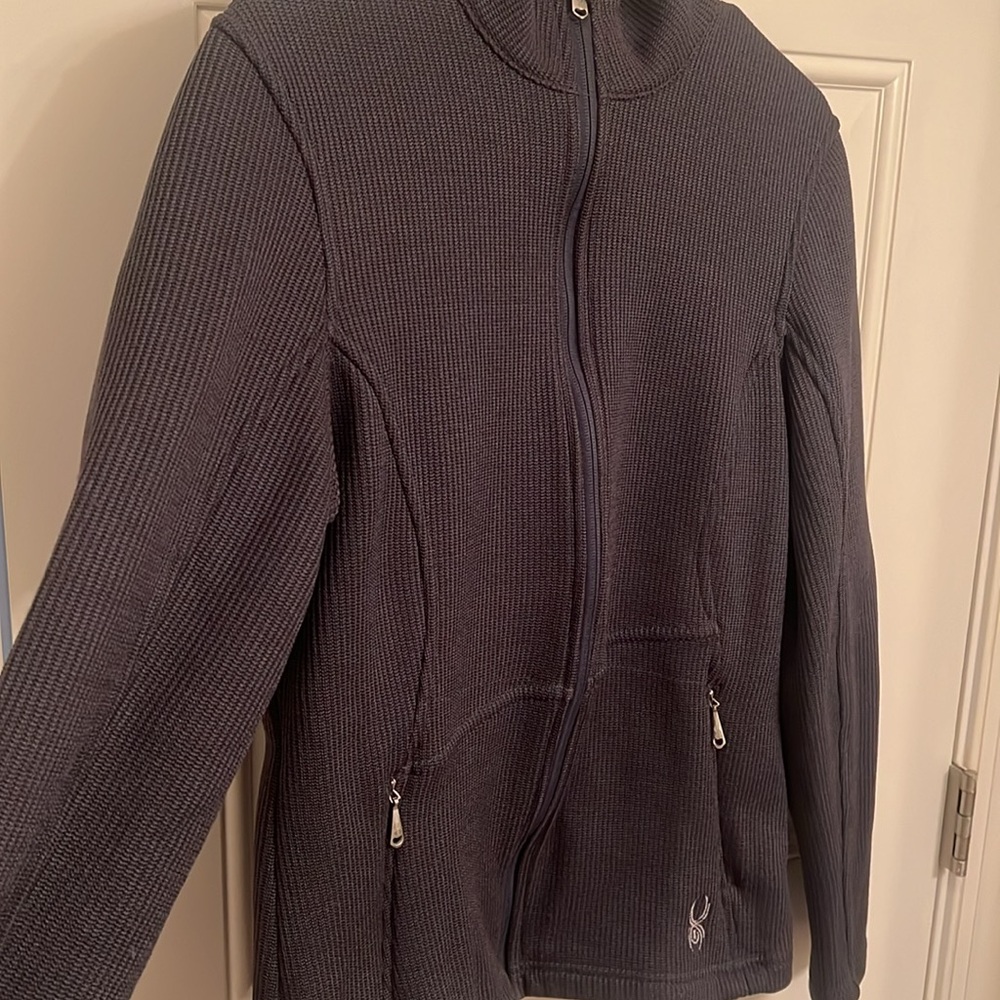 Spyder textured full zip jacket.